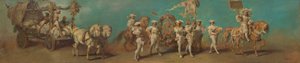 Udkast til festoptoget i 1879 - Møllerne og bagerne af Hans Makart