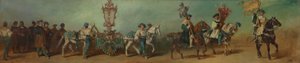 Udkast til festoptoget 1879 - Blikkenslagerne af Hans Makart