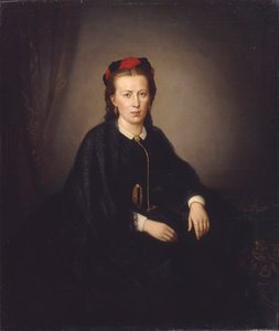 Portræt af en kvinde af Hans Makart