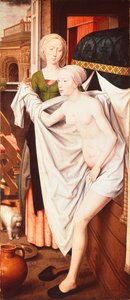 Bathsheba ved sit bad, ca. 1485 (maleri) af Hans Memling