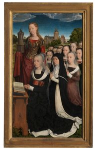 Detalje af Willem Moreels Triptykon af Hans Memling