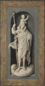 Sankt Christopher. Omkring 1478 af Hans Memling