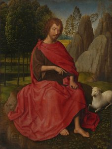 Johannes Døberen
(Bagsiden: Dødningehoved) af Hans Memling