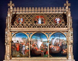 St Ursula-helligdommen, 1489 af Hans Memling