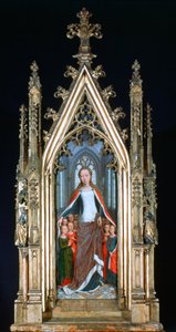 St Ursula-helligdommen, St. Ursula og de hellige jomfruer, 1489 af Hans Memling