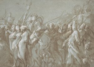 Militær procession, 1500-tallet. af Hans Mont