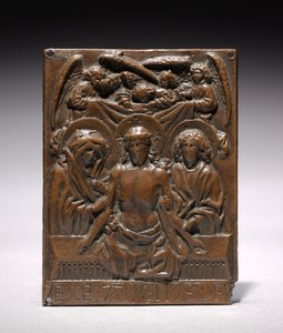 Den døde Kristus støttet af Jomfru Maria og Sankt Johannes, 1427-1467.