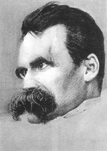 Friedrich Wilhelm Nietzsche, tysk filosof og forfatter af Hans Olde