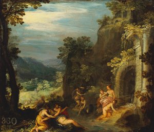 Diana og Callisto af Hans Rottenhammer