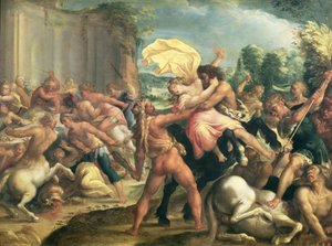 Hercules, Deianeira og kentauren Eurytion, ca. 1600