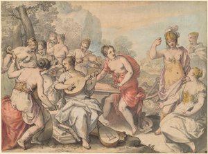 Minerva og muserne