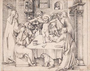Sankt Simon af Trents martyrium af Hans Schäufelein