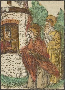 St. John in Prison, fra Das Plenarium, 1517. af Hans Schäufelein the Elder