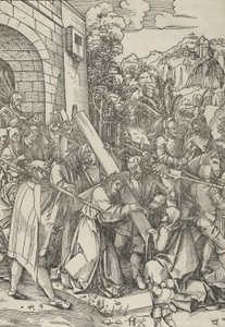 Bæringen af korset. af Hans Schäufelein the Elder