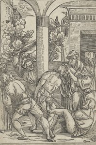 The flagellation, fra The Life of Christ, ca. 1511-12. af Hans Schäufelein the Elder