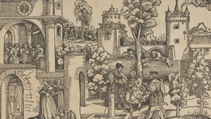 Historien om Susanna, 1536. af Hans Schäufelein the Elder