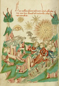 Verdens Ende Fru Ludwig XV 9 fol. 95v, 1469 (blæk, farvevaske og tempera på papir)