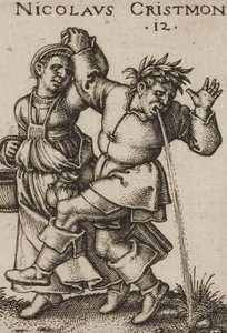 Beham Bondefesten 1546 bl 06 detalje af Hans Sebald Beham