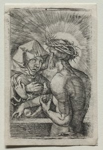 Kristus og Jomfruen, 1519. af Hans Sebald Beham