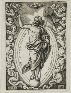 Kristus på kloden af Hans Sebald Beham