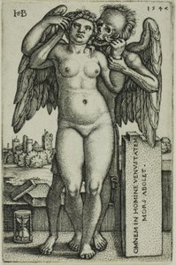 Døden og Jomfruen af Hans Sebald Beham