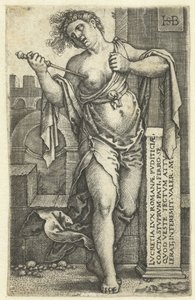 Lucretias død af Hans Sebald Beham