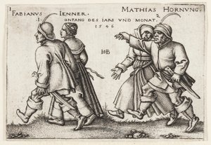 januar og februar af Hans Sebald Beham
