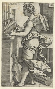 Musik (Musica) af Hans Sebald Beham