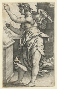 Retorik Retorik (titel på objekt) Seven Liberal Arts (serietitel) af Hans Sebald Beham