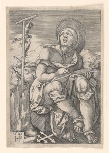 Sankt Antonius Eremitten af Hans Sebald Beham