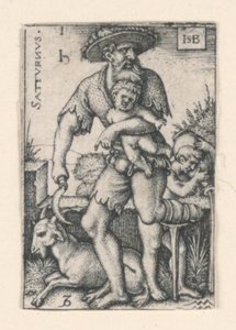 Saturn, fra De syv planeter af Hans Sebald Beham