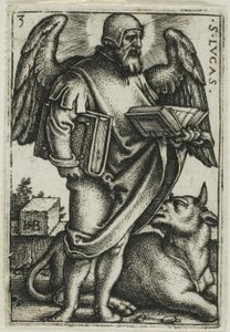 Lukas, fra De fire evangelister af Hans Sebald Beham