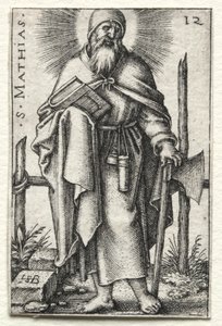 St. Matthew af Hans Sebald Beham