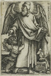 St. Matthæus, fra De fire evangelister af Hans Sebald Beham
