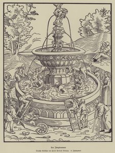 Ungdommens springvand, 1500-tallet af Hans Sebald Beham