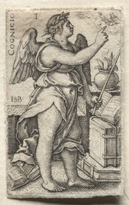 Kundskaben om Gud og de syv kardinaldyder af Hans Sebald Beham