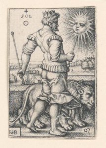 Solen, fra De syv planeter af Hans Sebald Beham