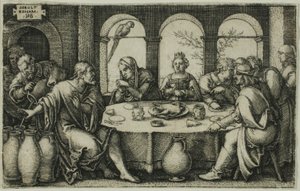 Brylluppet i Kana af Hans Sebald Beham