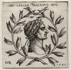 Trajan, 1546. af Hans Sebald Beham