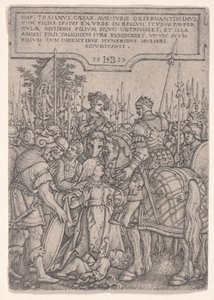 Trajans retfærdighed af Hans Sebald Beham