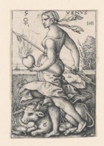 Venus, fra De syv planeter af Hans Sebald Beham