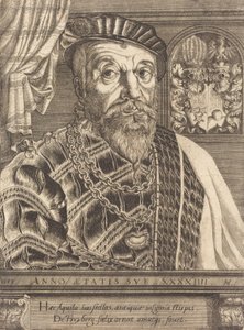 Pancraz von Freyberg Hohenschau, 1553. af Hans Sebald Lautensack