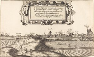 Udsigt over Nürnberg fra øst [venstre sektion], 1552.