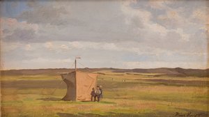 Kunstnerskjulet på heden i Jylland