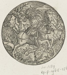 H. Joris dræber dragen af Hans Springinklee (manner of)