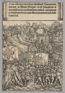 Ungarsk kampagne, plade 14 fra historiske scener fra kejser Maximilian I