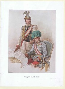 Tysk kejser og konge af Preussen William II af Hans Stalzer
