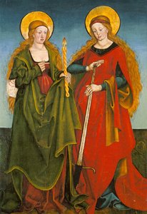 De hellige Genoveva og Lucia - Inzigkofen-alteret