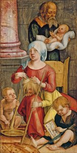 Mary Salome og hendes familie, 1515 af Hans Suess Kulmbach