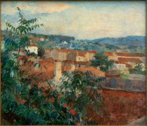 Landskab nær St. Tropez af Hans Sutter